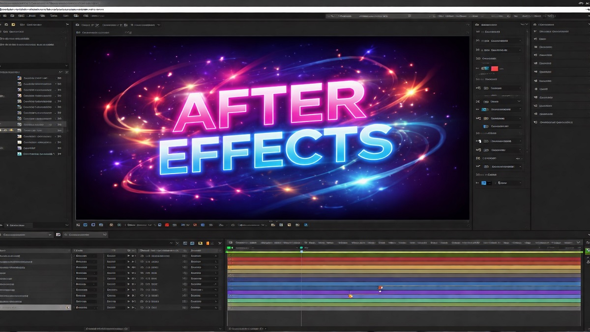 Adobe After Effects AI video editor interface
