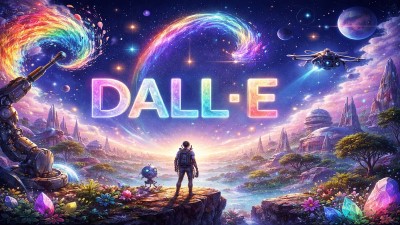 DALL·E AI image generator creating digital artwork from text prompt