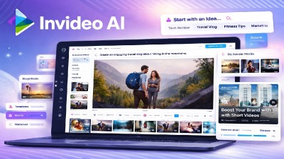 InVideo AI video editor interface