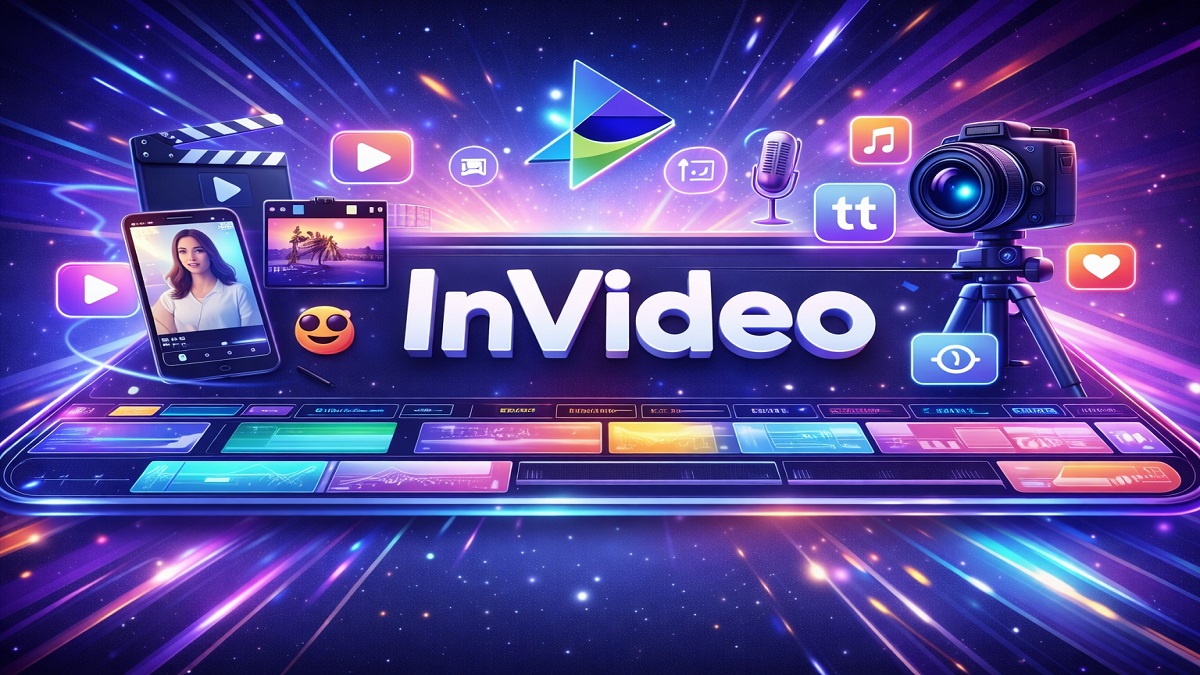 InVideo AI video editor interface