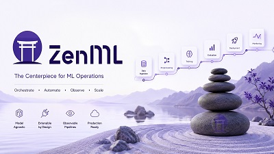 ZenML dashboard and machine learning pipeline workflow overview for MLOps and ML orchestration review 2026